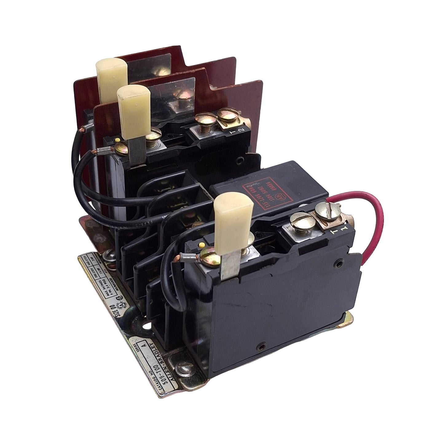 Used Allen Bradley 509-T0D Motor Starter 11A, 2HP @ 575VAC 3-PH, 120VAC Coil *Heater*