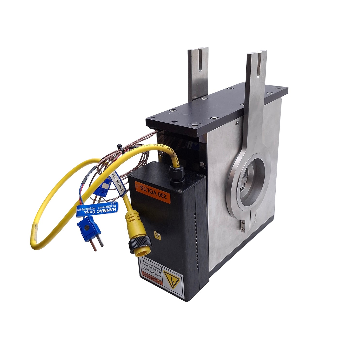 Used Machine Solutions Heated Stent Crimper Head, 0mm - 10mm x 60mm Length, 230V