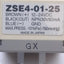 Used SMC ZSE4-01-25 Digital Vacuum Pressure Sensor Switch, 12-24VDC, 0 to -101kPa
