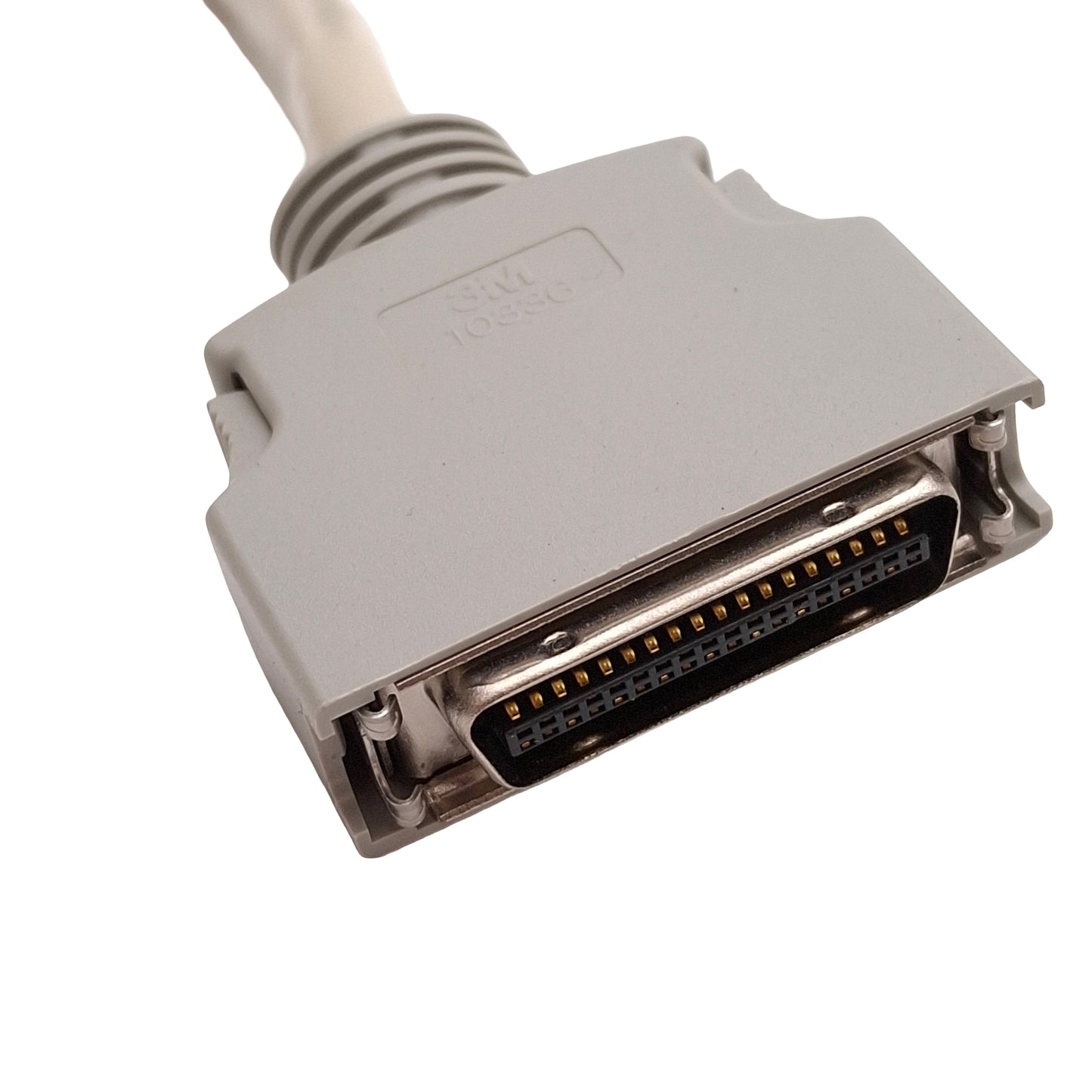 Used GE Fanuc IC800CBL002A Digital Servo Command Cable Assembly, 90-30 Series, 3m