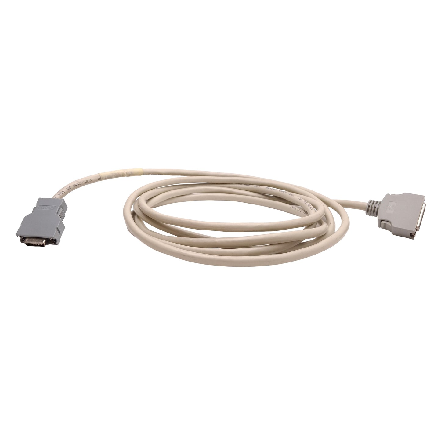 Used GE Fanuc IC800CBL002A Digital Servo Command Cable Assembly, 90-30 Series, 3m