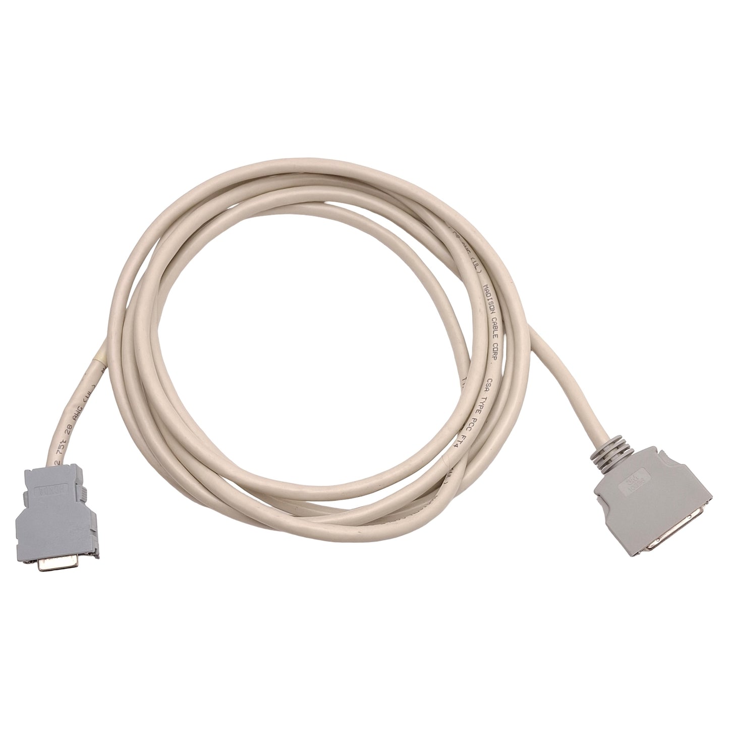 Used GE Fanuc IC800CBL002A Digital Servo Command Cable Assembly, 90-30 Series, 3m