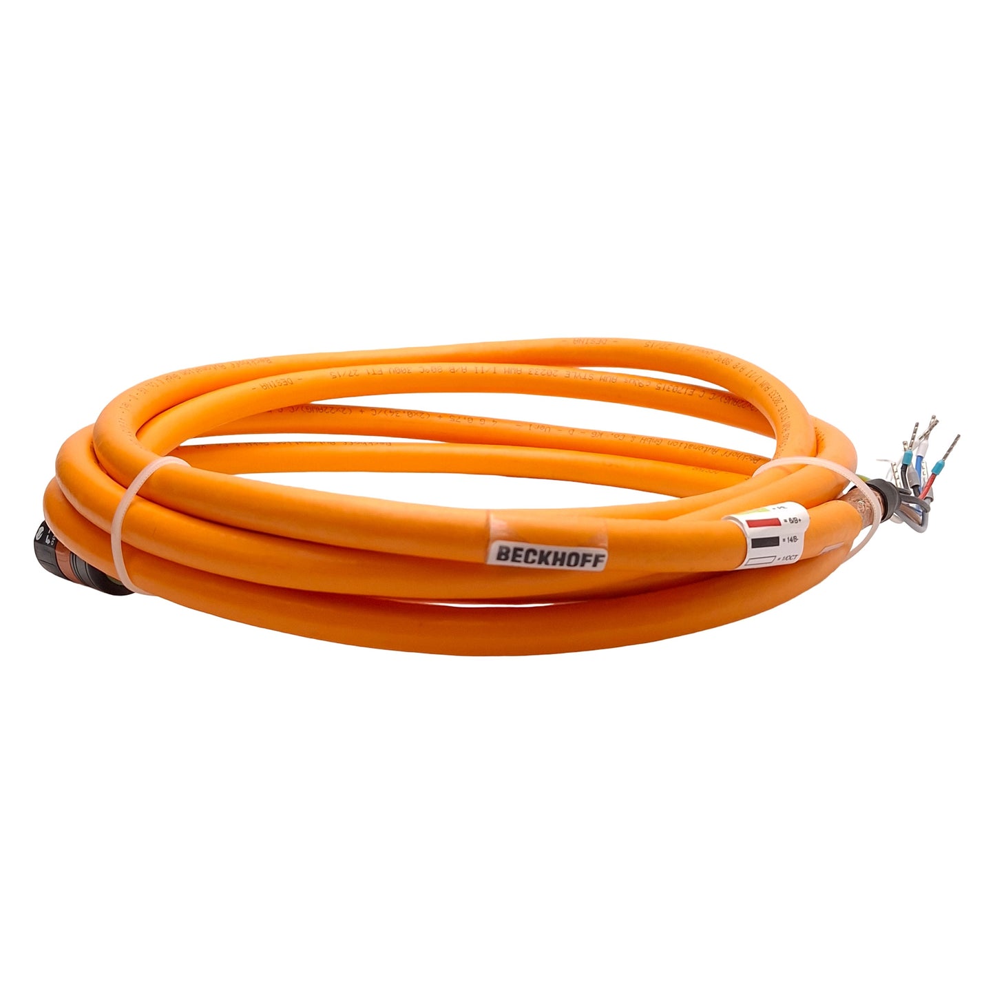Used Beckhoff ZK4704-0421-2030 Servo Motor Connection Cable, itec OCT Plug, 3.0m