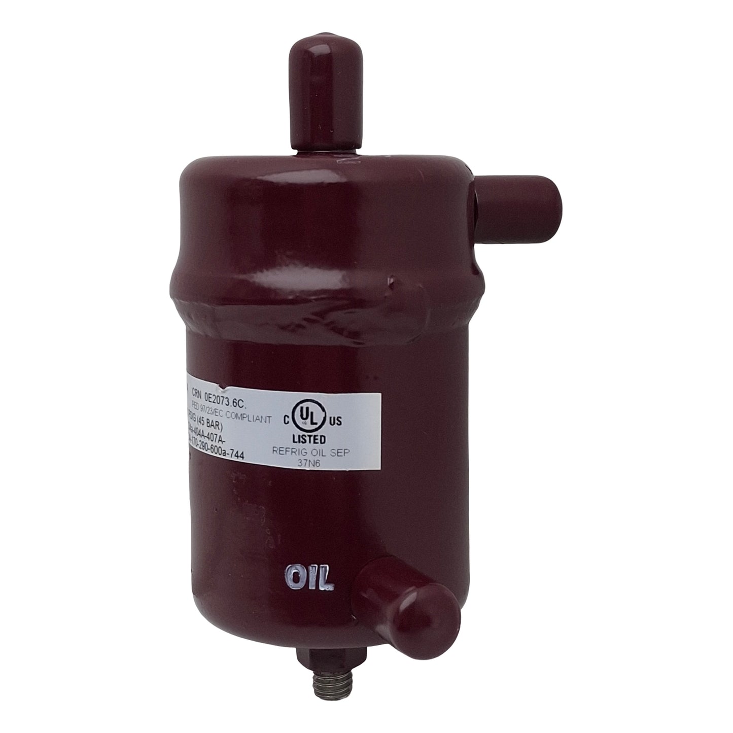 New – Open box Temprite 034000000 340A Oil Separator, 650psi Max, 0.3-0.6µm, 3/8in ODS