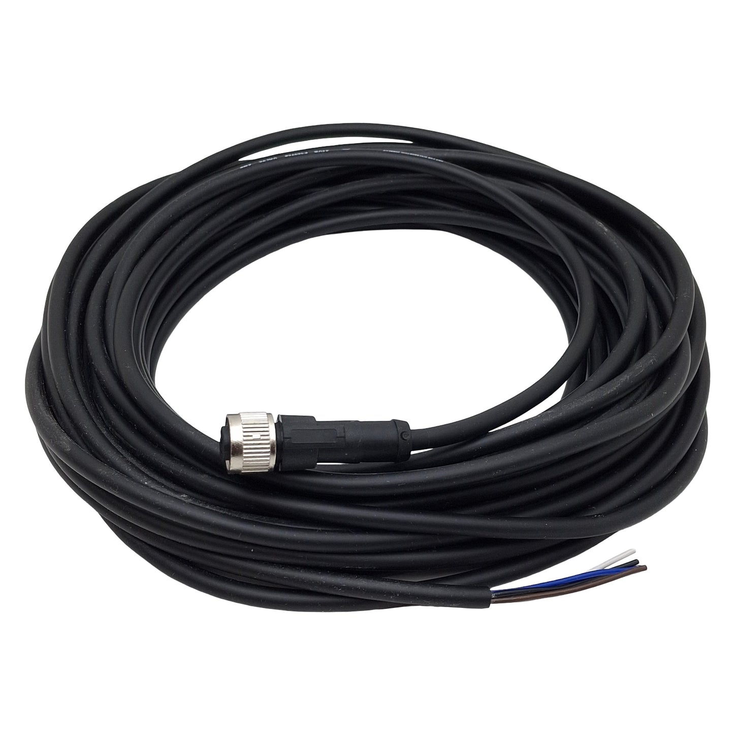 New – Open box Keyence OP-87635 Connector Cable, 4-Pin M12 Female to Leads, 4A 300VAC/DC, 10m