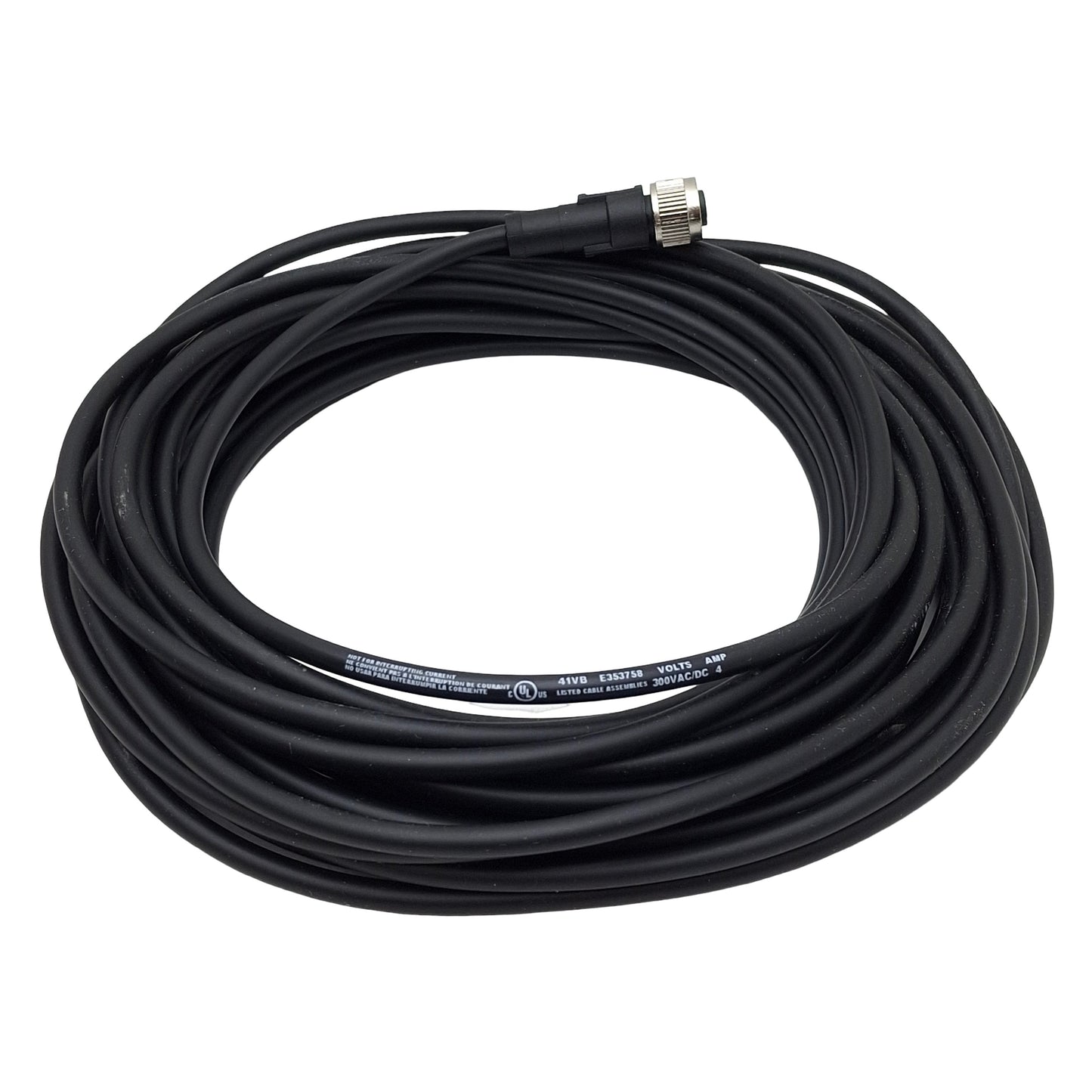 New – Open box Keyence OP-87635 Connector Cable, 4-Pin M12 Female to Leads, 4A 300VAC/DC, 10m