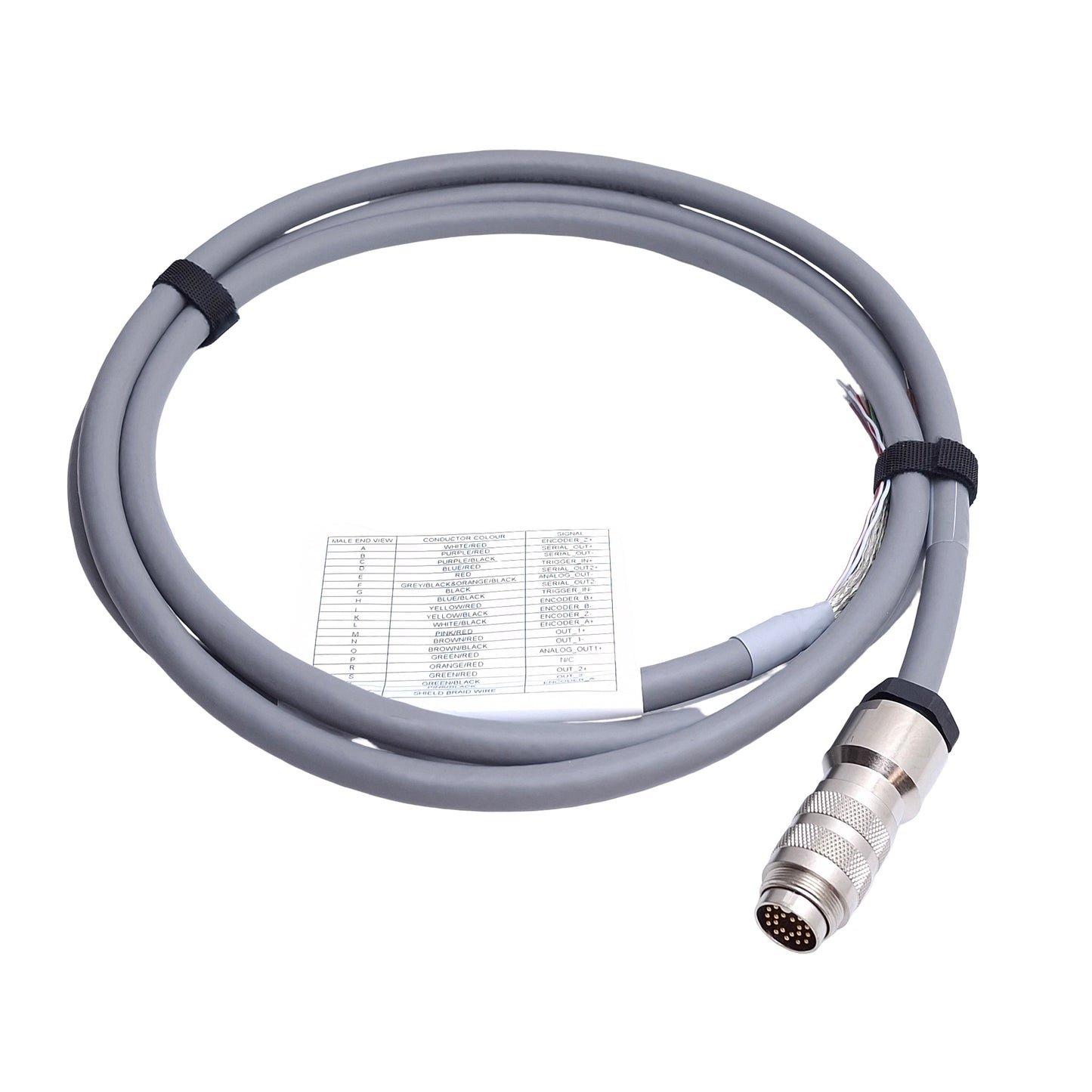 New LMI Technologies 301175-2m0.1 Gocator Sensor I/O Cordset, I/O to Open Wire, 2m