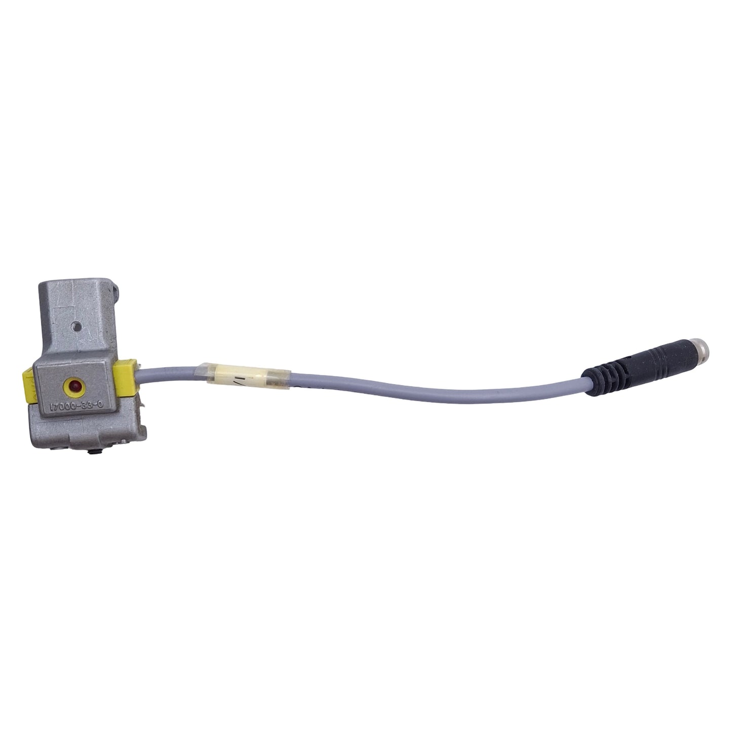 Used PHD 17523-1 Cylinder Switch Proximity Sensor, 3-Pin Male, W/ 17000-33-0 Bracket