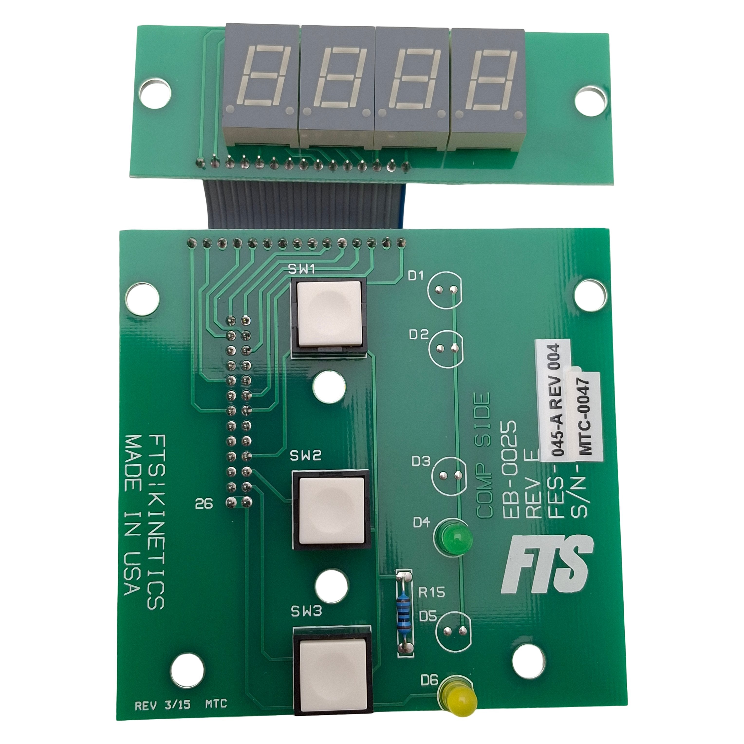 FTS Kinetics FES-045-A Display Module Assembly For EDC/FC Chiller/Cool ...