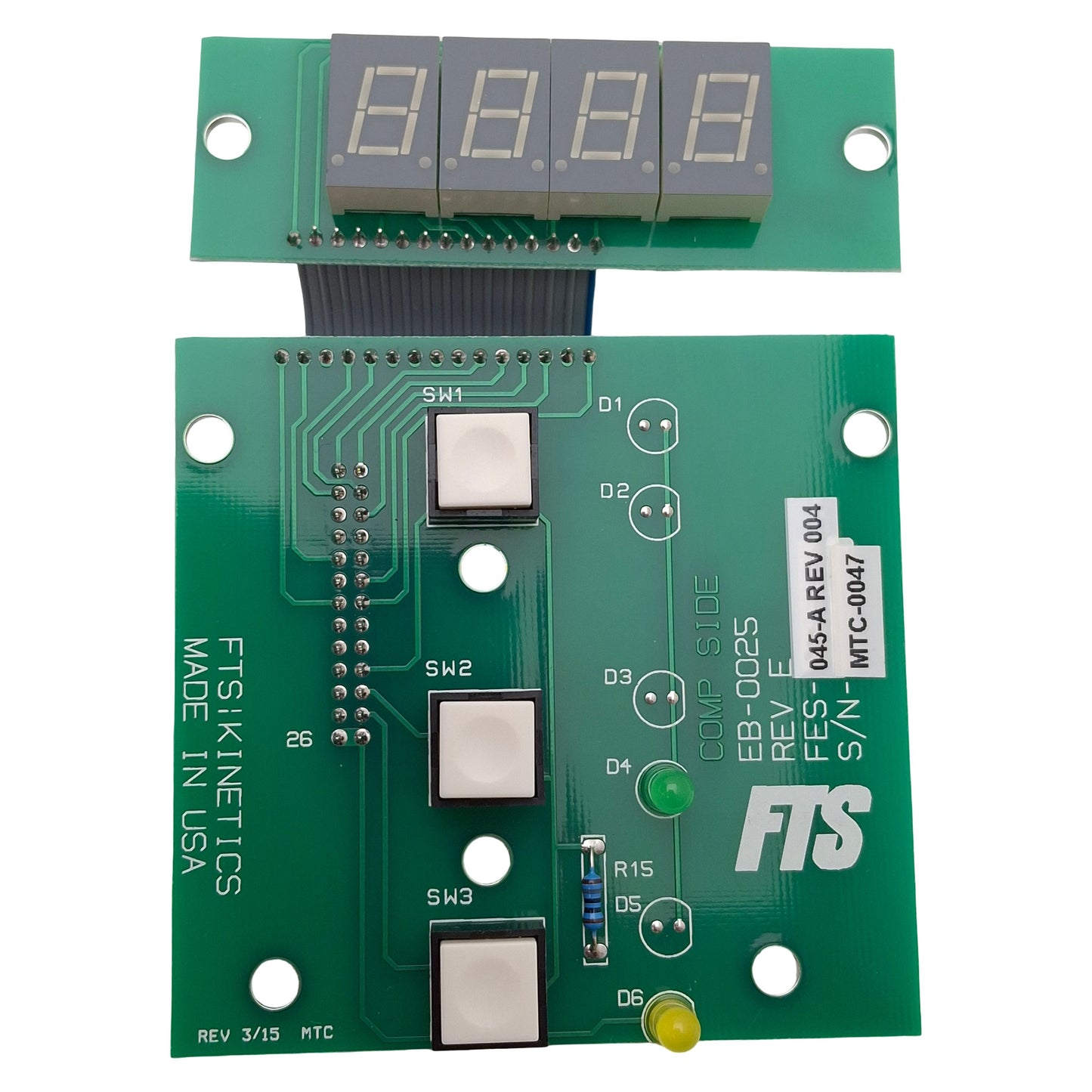 New FTS Kinetics FES-045-A Display Module Assembly For EDC/FC Chiller/Cooler