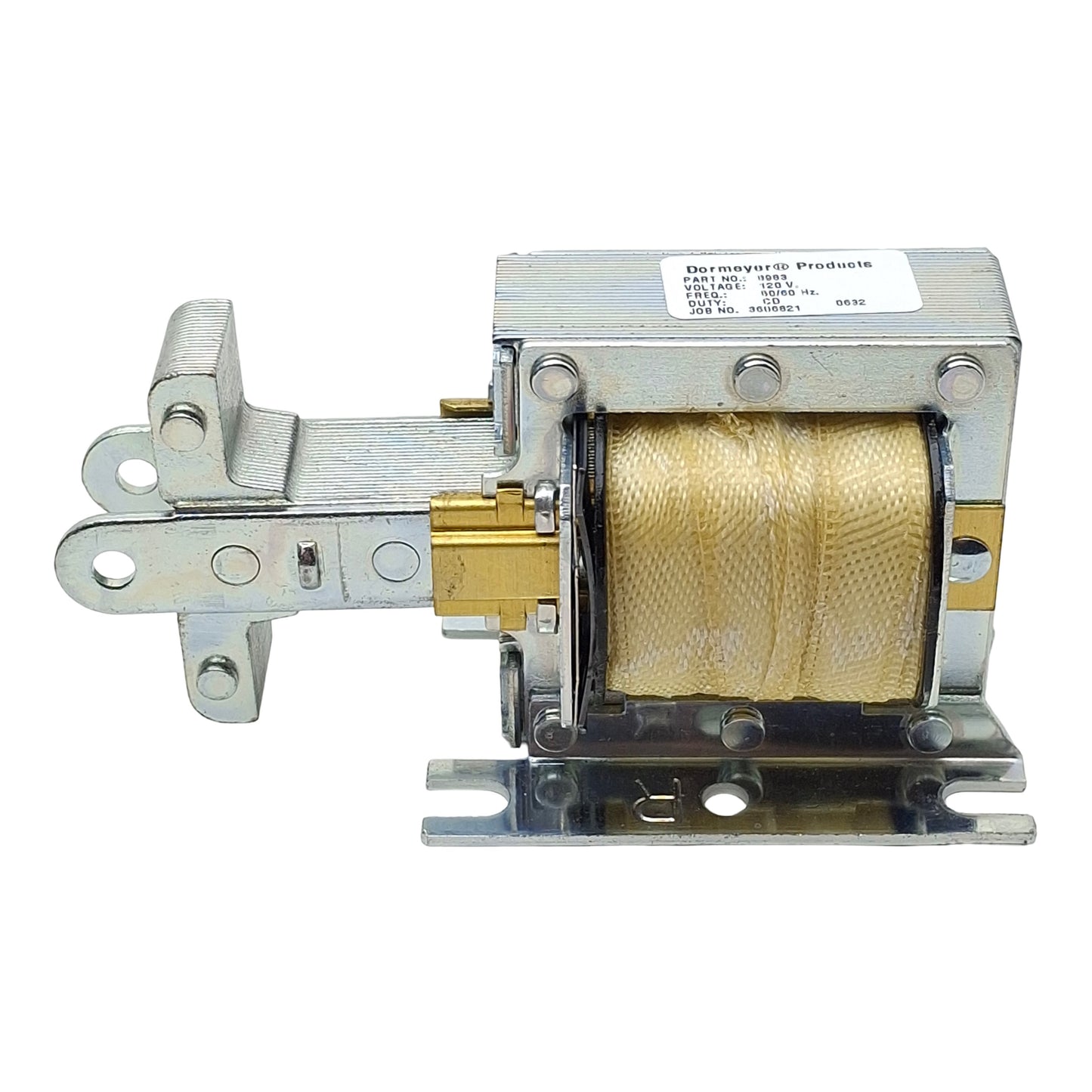 Used Dormeyer 8983 Solenoid Valve Coil, 120VAC 50/60Hz, Solder Terminal, Base Mount
