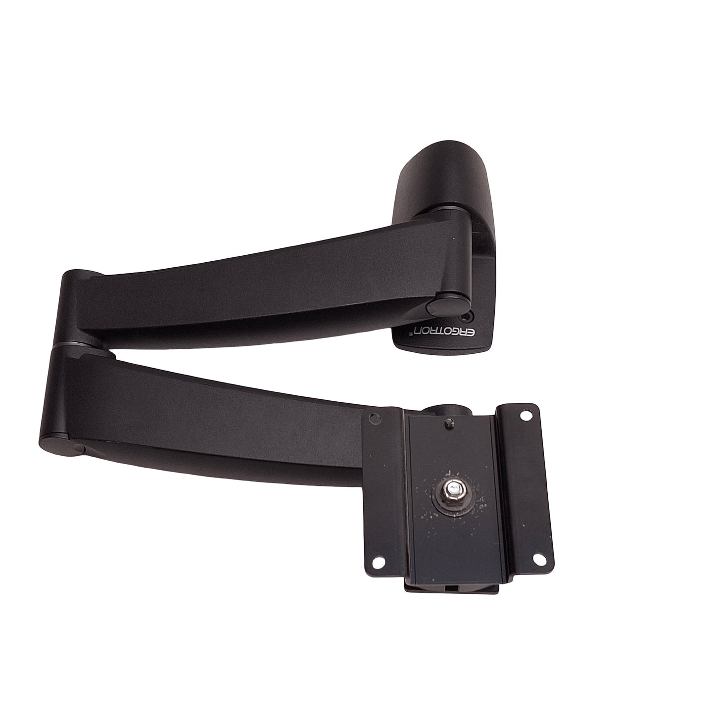 Used Ergotron 28-096-200 200 Series Wall Mount Arm, Two 9in Extensions, VESA 75mm