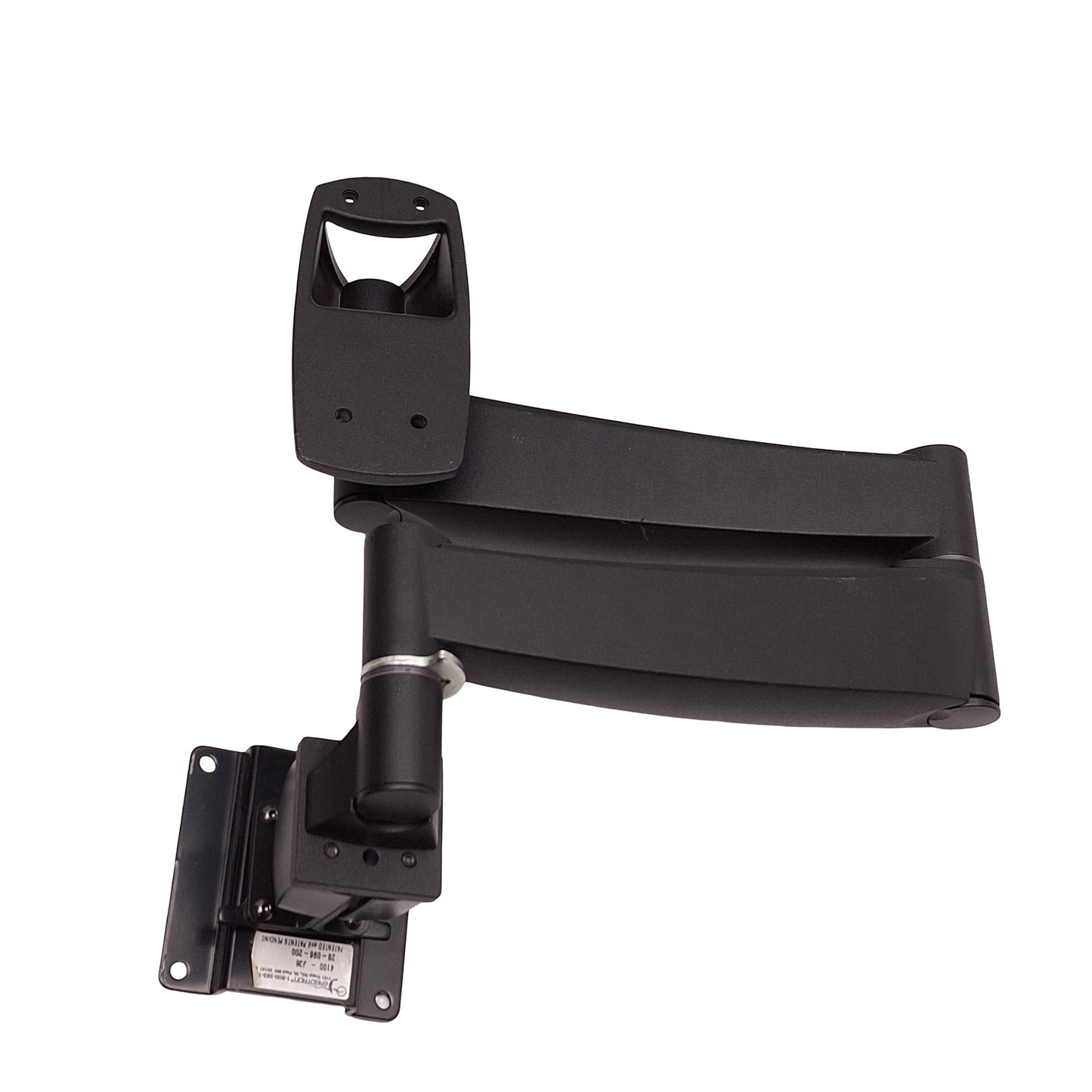 Used Ergotron 28-096-200 200 Series Wall Mount Arm, Two 9in Extensions, VESA 75mm
