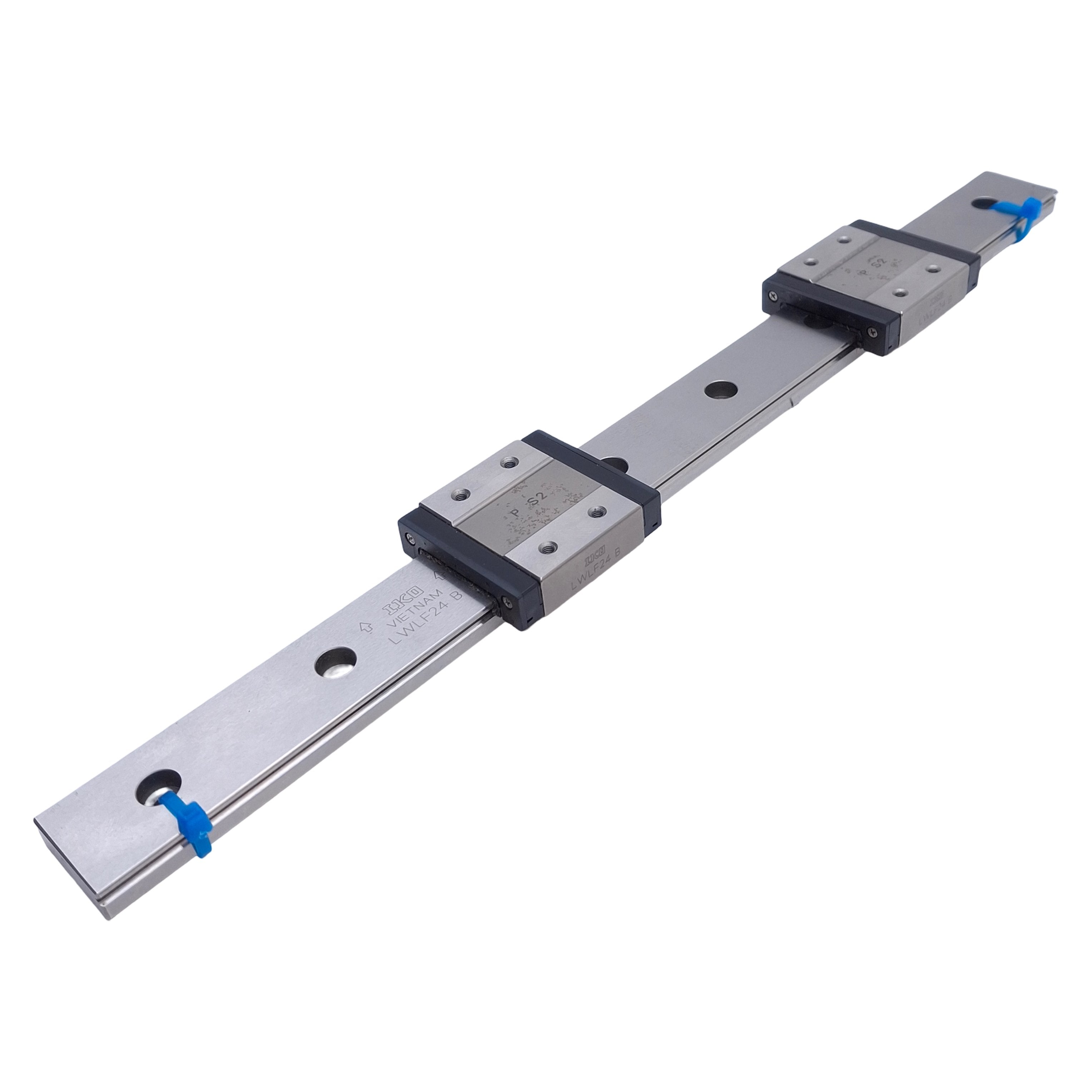 IKO LWLF24 B Linear Rail With 2 Ball Bearing Slide Carriage, 320mm Rai ...