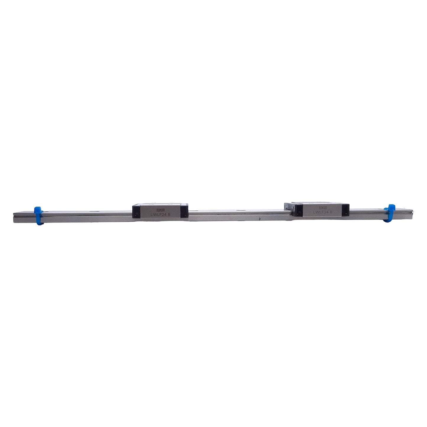 Used IKO LWLF24 B Linear Rail With 2 Ball Bearing Slide Carriage, 320mm Rail Length