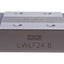 Used IKO LWLF24 B Linear Rail With 2 Ball Bearing Slide Carriage, 320mm Rail Length