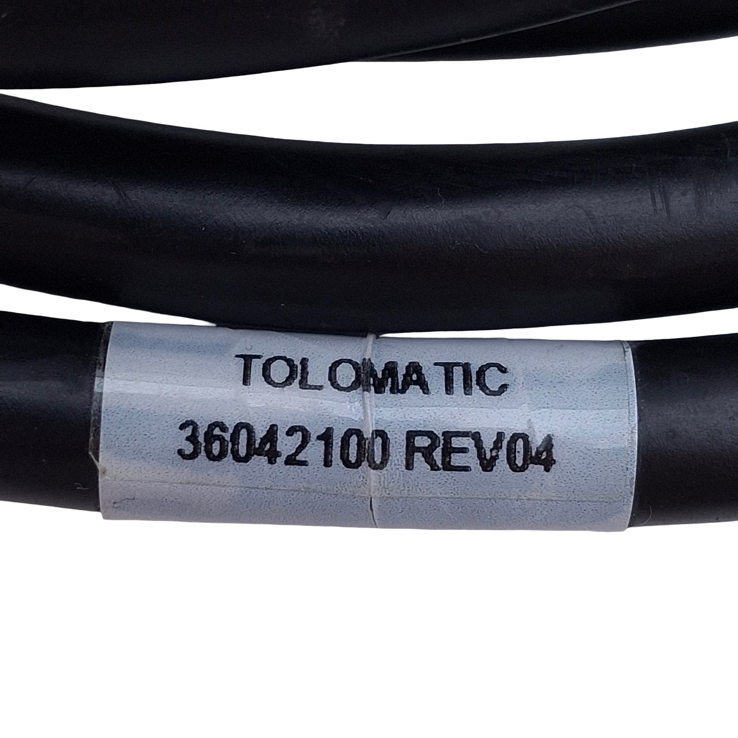Used Tolomatic 36042100 Motor Cable M12 4-Pin Female to Flying Leads, 9ft Length