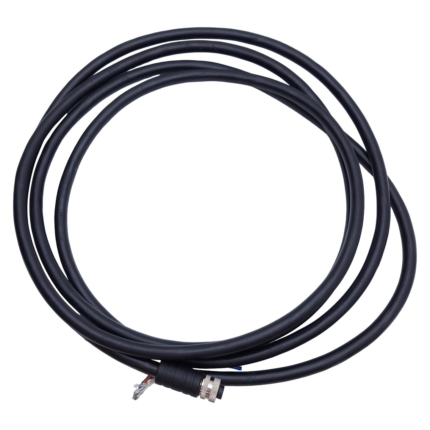 Used Tolomatic 36042100 Motor Cable M12 4-Pin Female to Flying Leads, 9ft Length