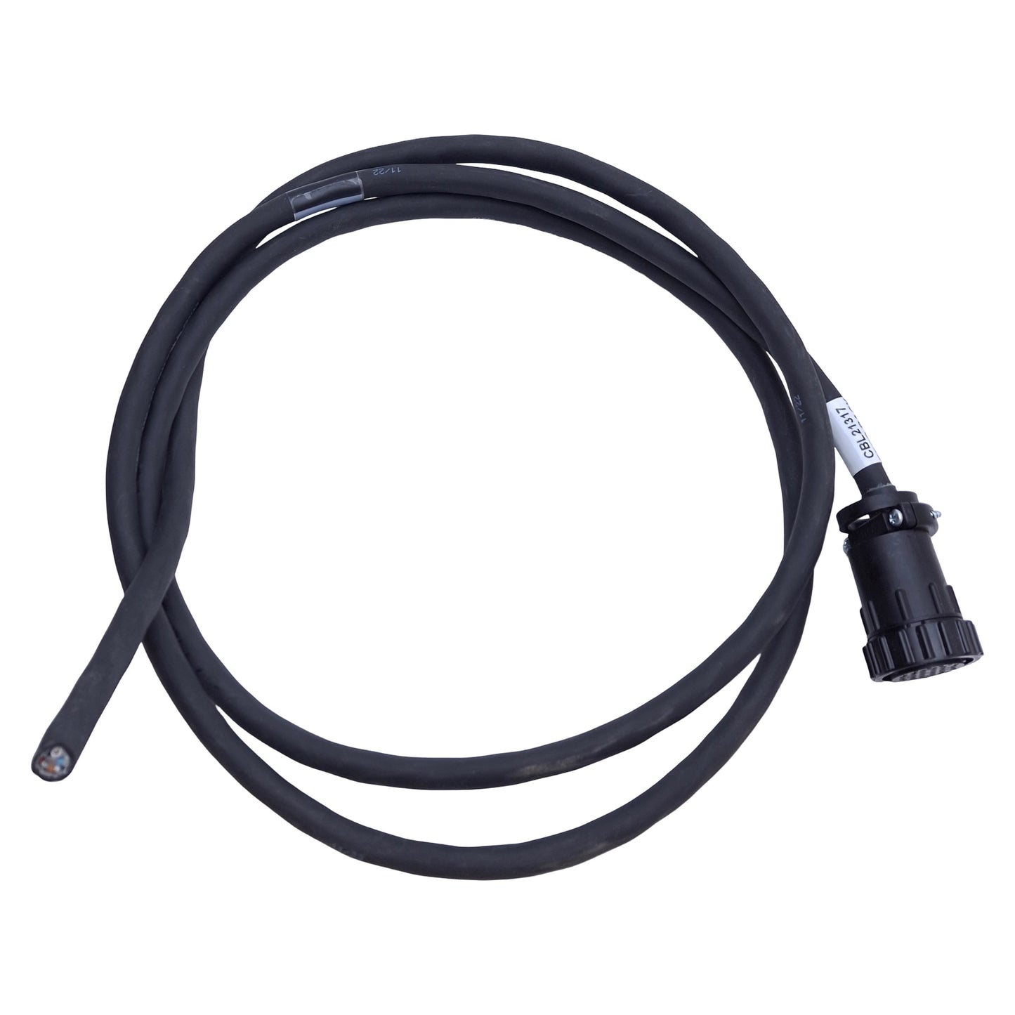 Used Allen Bradley 2090-CFBM6DF-CBAA02 Motor Feedback Cable 6ft, Flying Leads