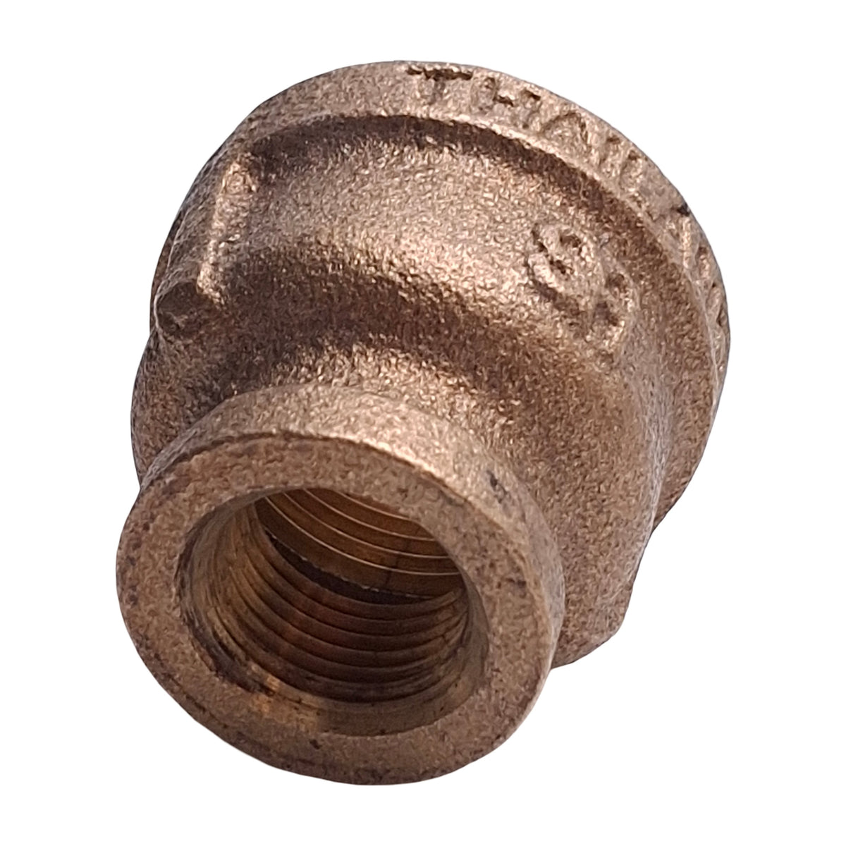 New – Open box Lot of 5 Siam Fittings #150 Reducing Coupling, 3/8in x 3/4in NPT Female, Brass