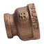 New – Open box Lot of 5 Siam Fittings #150 Reducing Coupling, 3/8in x 3/4in NPT Female, Brass