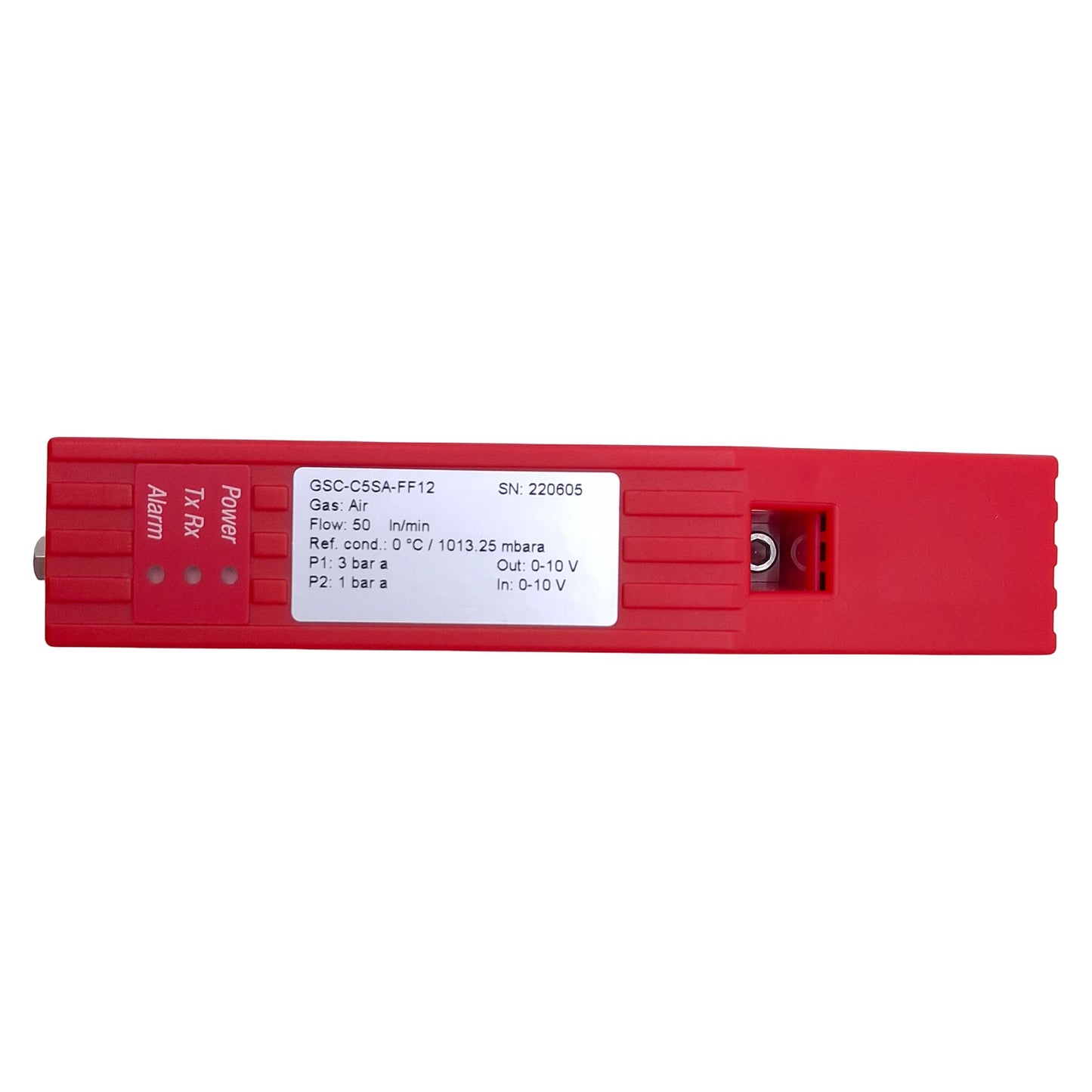 Used Vogtlin GSC-C5SA-FF12 Thermal Mass Flow Controller 24VDC, 50ln/min Flow, G1/4"