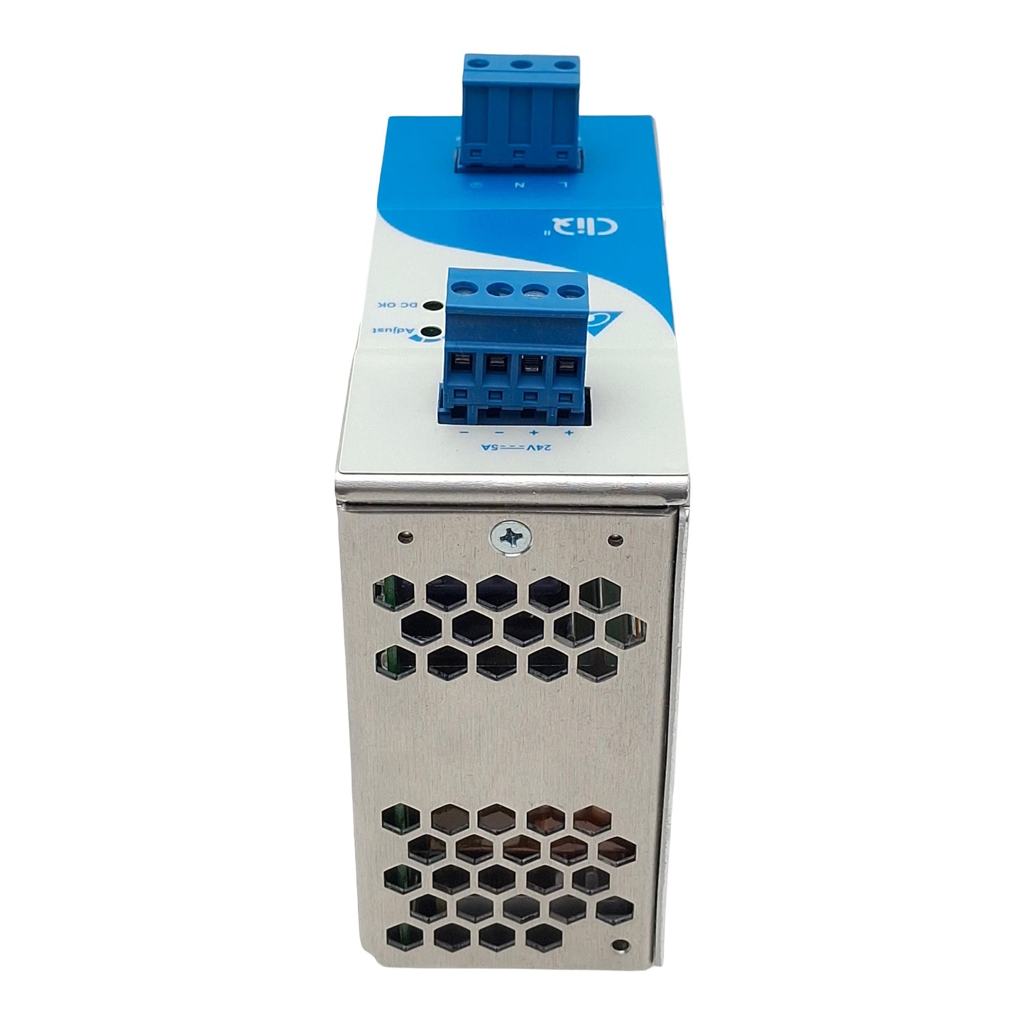 Used Delta Electronics DRP024V120W1BN Power Supply, 100-240VAC In, 5A 24VDC Out