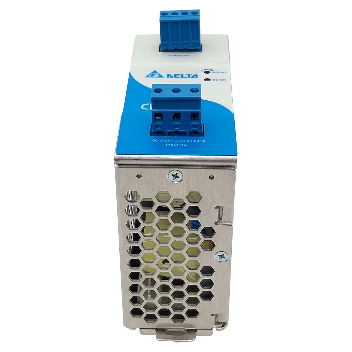 Used Delta Electronics DRP024V120W1BN Power Supply, 100-240VAC In, 5A 24VDC Out