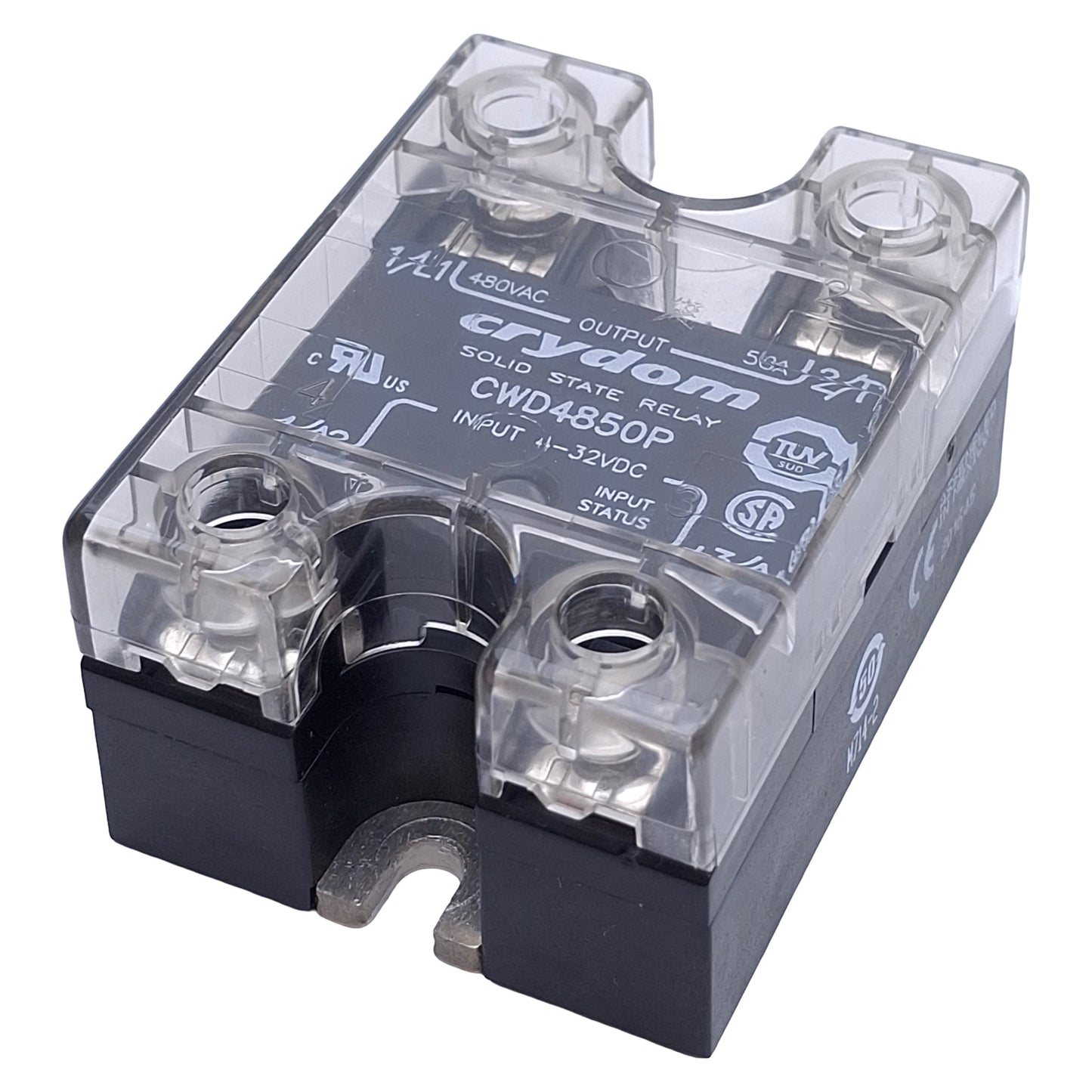 Used Crydom CWD4850P Solid State Relay SPST-NO, 4-32VDC Input, 50A, 48-660VAC