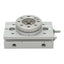 Used SMC MSQB1A Pinion Style Rotary Table, ø6mm Bore, 0-190° Angle, 0.7MPa, M3x0.5