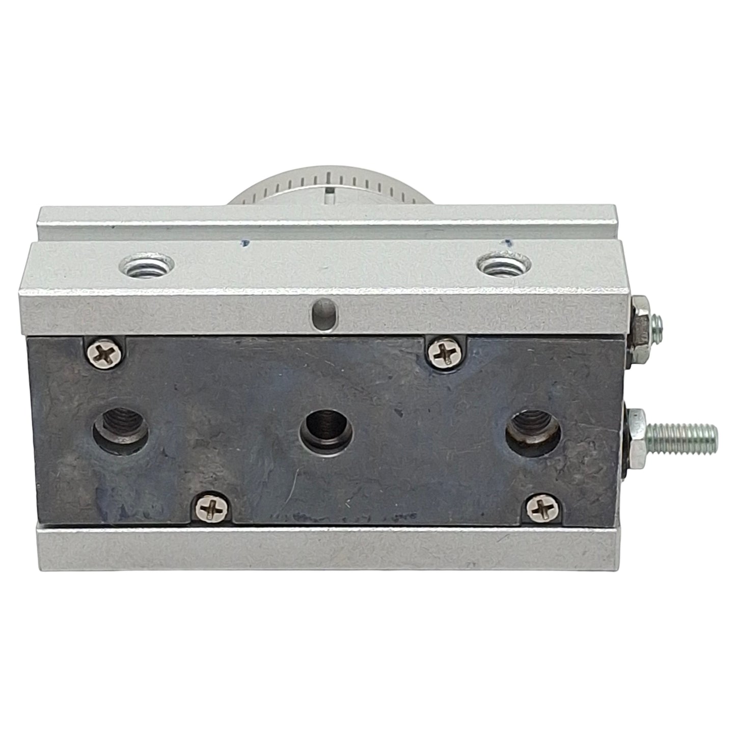 Used SMC MSQB1A Pinion Style Rotary Table, ø6mm Bore, 0-190° Angle, 0.7MPa, M3x0.5