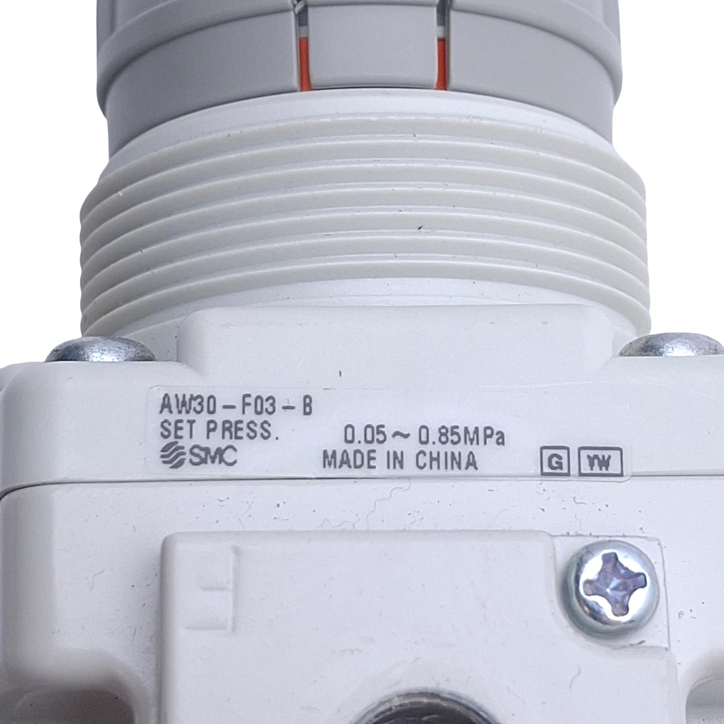 Used SMC AW30-F03-B Modular Air Filter/Pressure Regulator 0.05-0.85MPa, G3/8"
