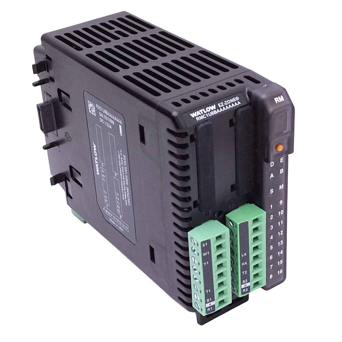 Used Watlow RMC1U6BAAAAAAAA EZ-ZONE Universal Temperature Controller, 20.4-30VAC/DC
