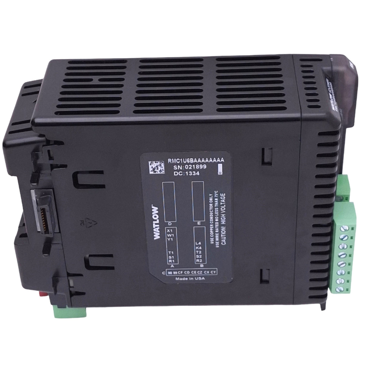 Used Watlow RMC1U6BAAAAAAAA EZ-ZONE Universal Temperature Controller, 20.4-30VAC/DC