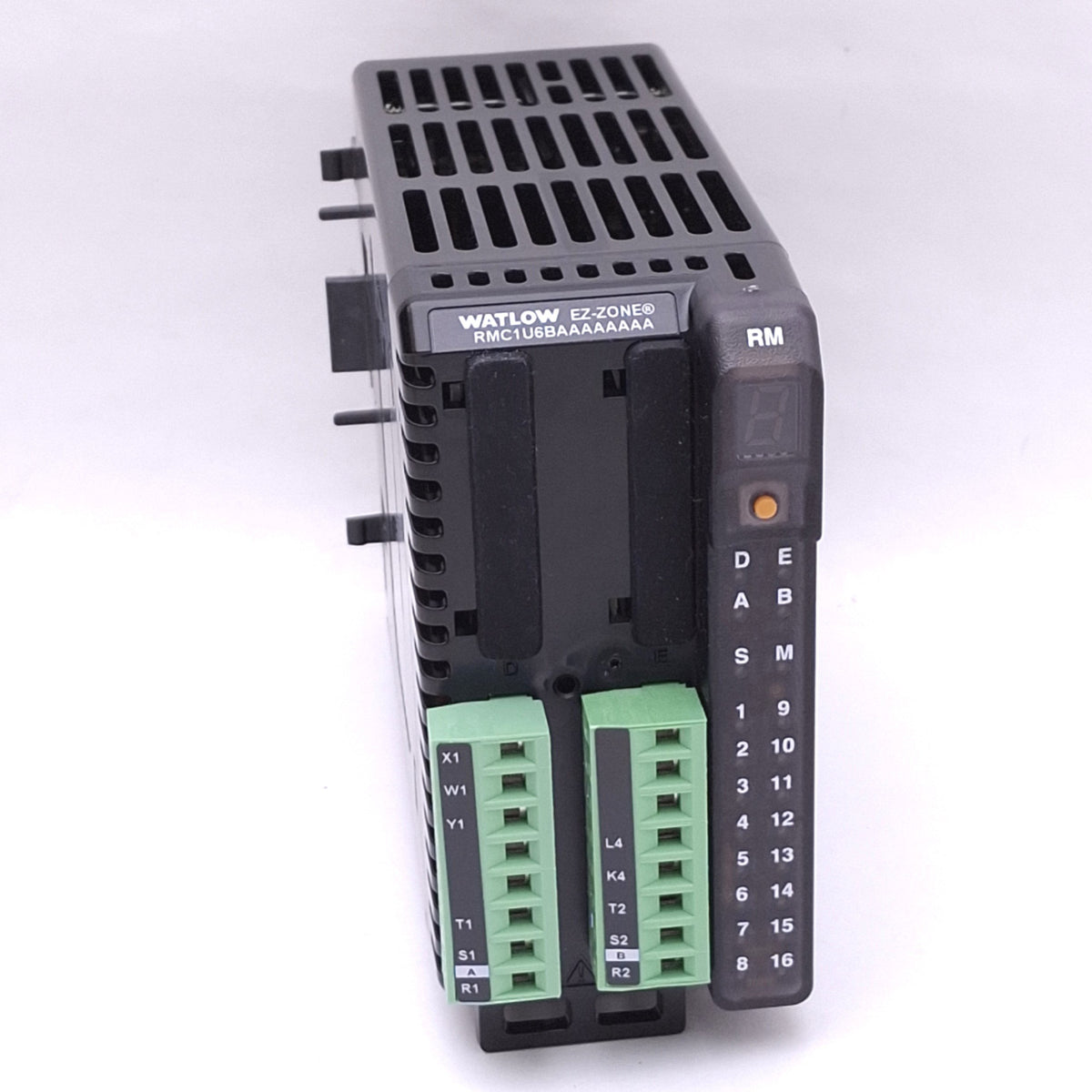 Used Watlow RMC1U6BAAAAAAAA EZ-ZONE Universal Temperature Controller, 20.4-30VAC/DC