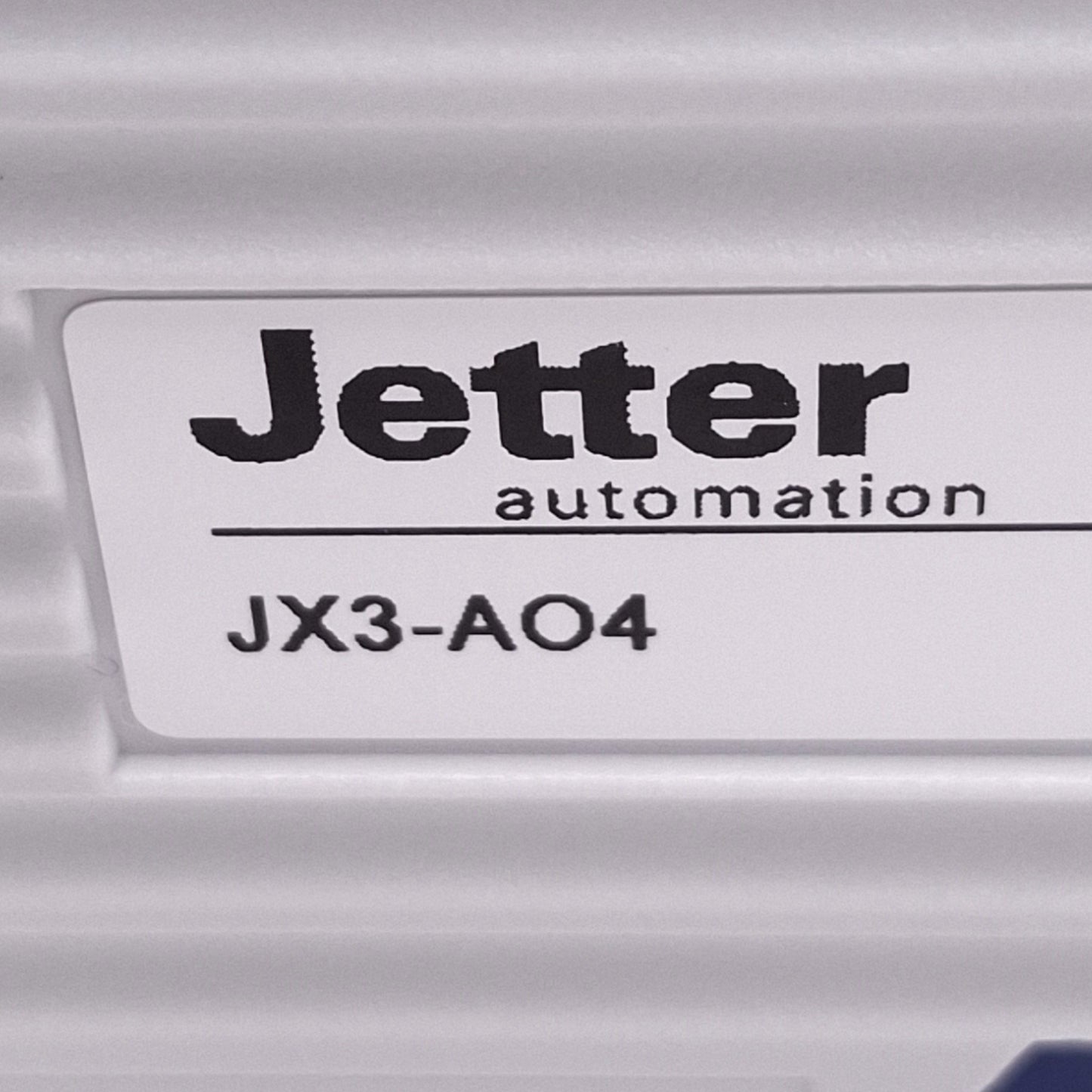 Used Jetter JX3-AO4 Analog Output Module, 4-Channel 0-10V 0-20mA Output, 24VDC