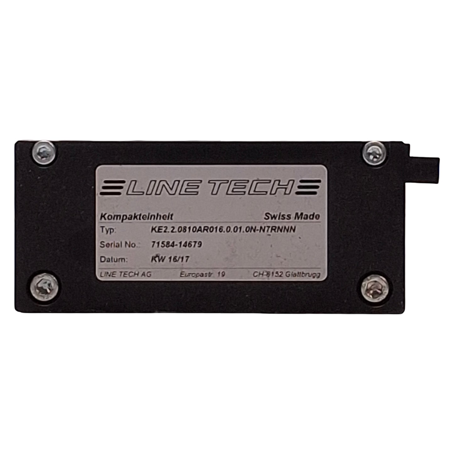 Used Line Tech KE2.2.0810AR016.0.01.0N-N7RNNN Compact Linear Actuator 810mm Stroke