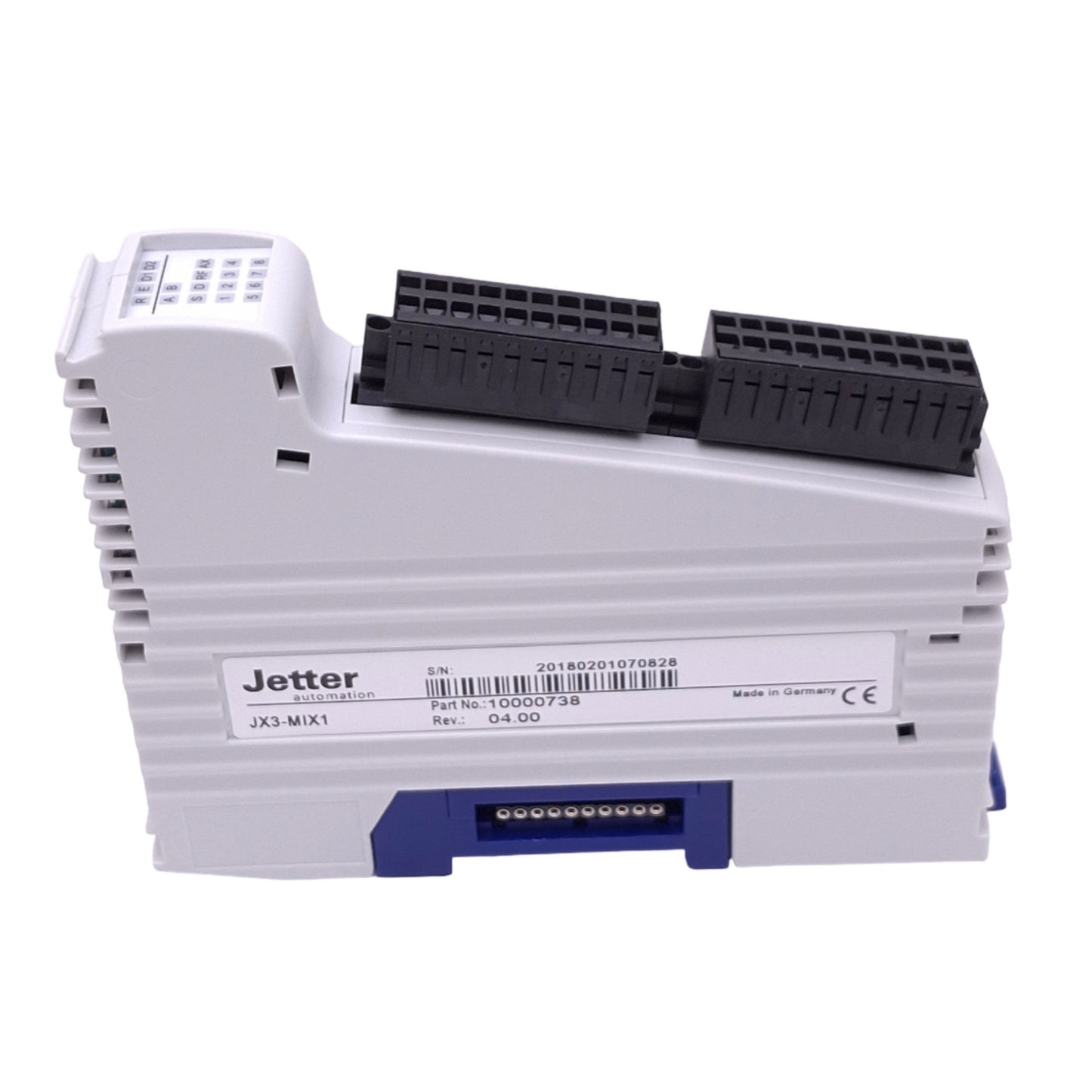 Used Jetter JX3-MIX1 Multifunction I/O Expansion Module, 8DIO, 3AI 1AO, 24VDC