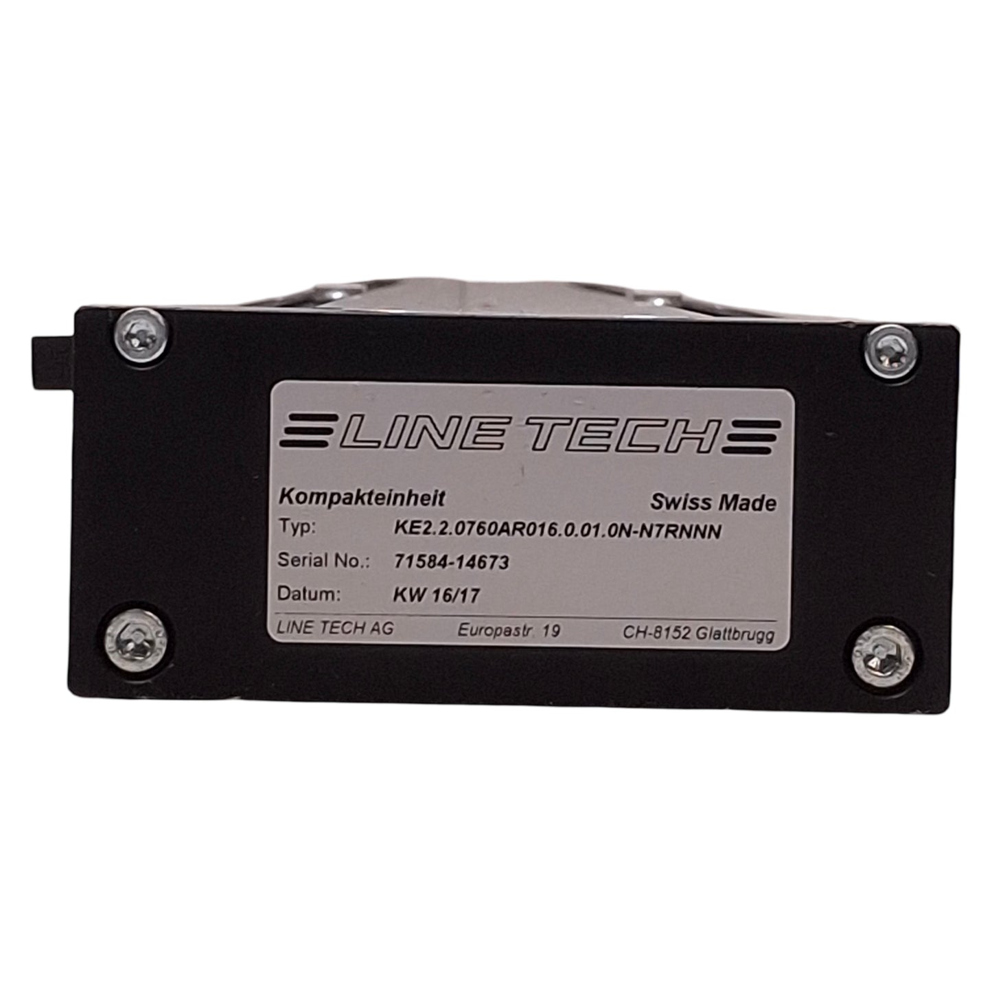 Used Line Tech KE2.2.0760AR016.0.01.0N-N7RNNN Compact Linear Actuator 760mm Stroke