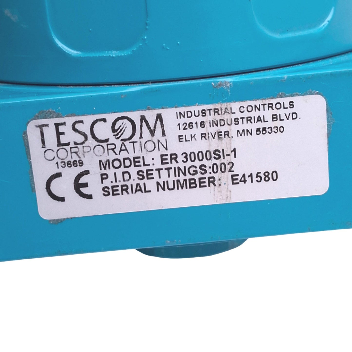 Used Tescom ER3000SI-1 Electropneumatic Controller, 0-100psi Control, RS485, 24VDC