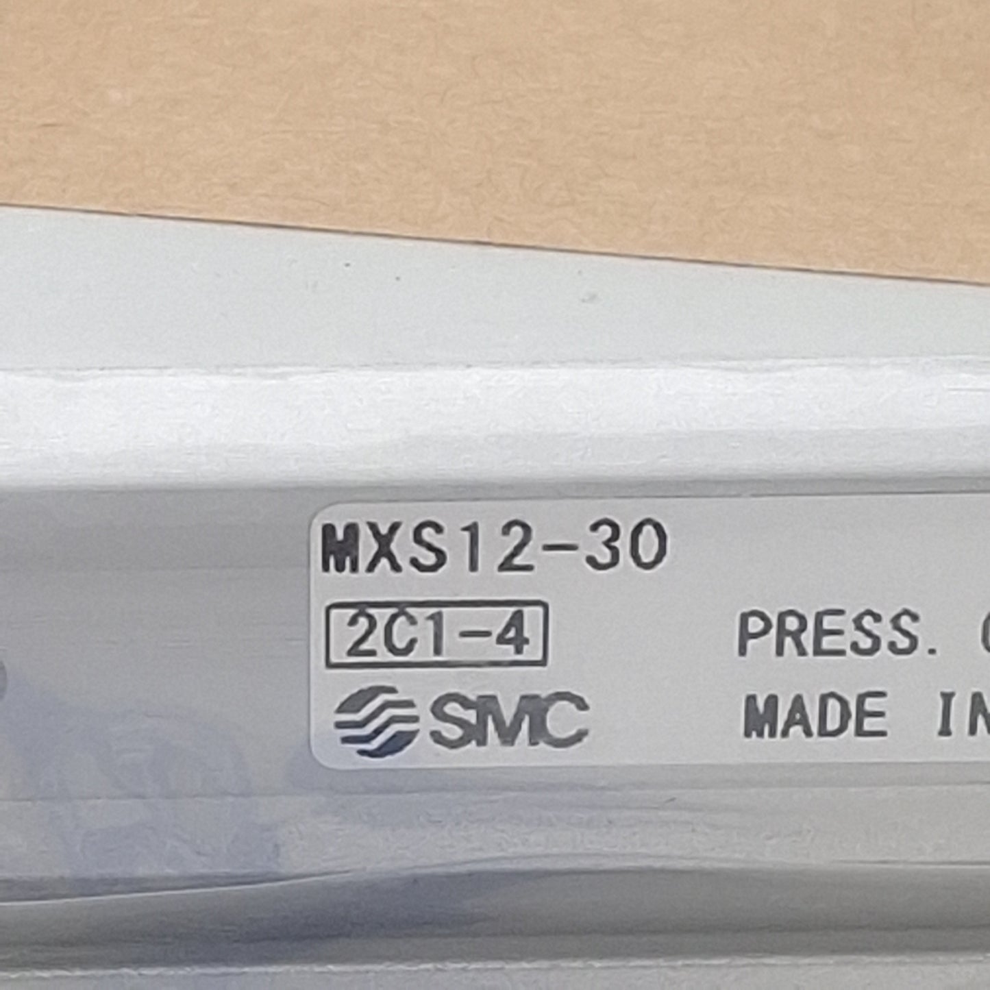 New SMC MXS12-30 Pneumatic Slide Table, ø12mm Bore, 30mm Stroke, 0.15-0.7MPa, M5