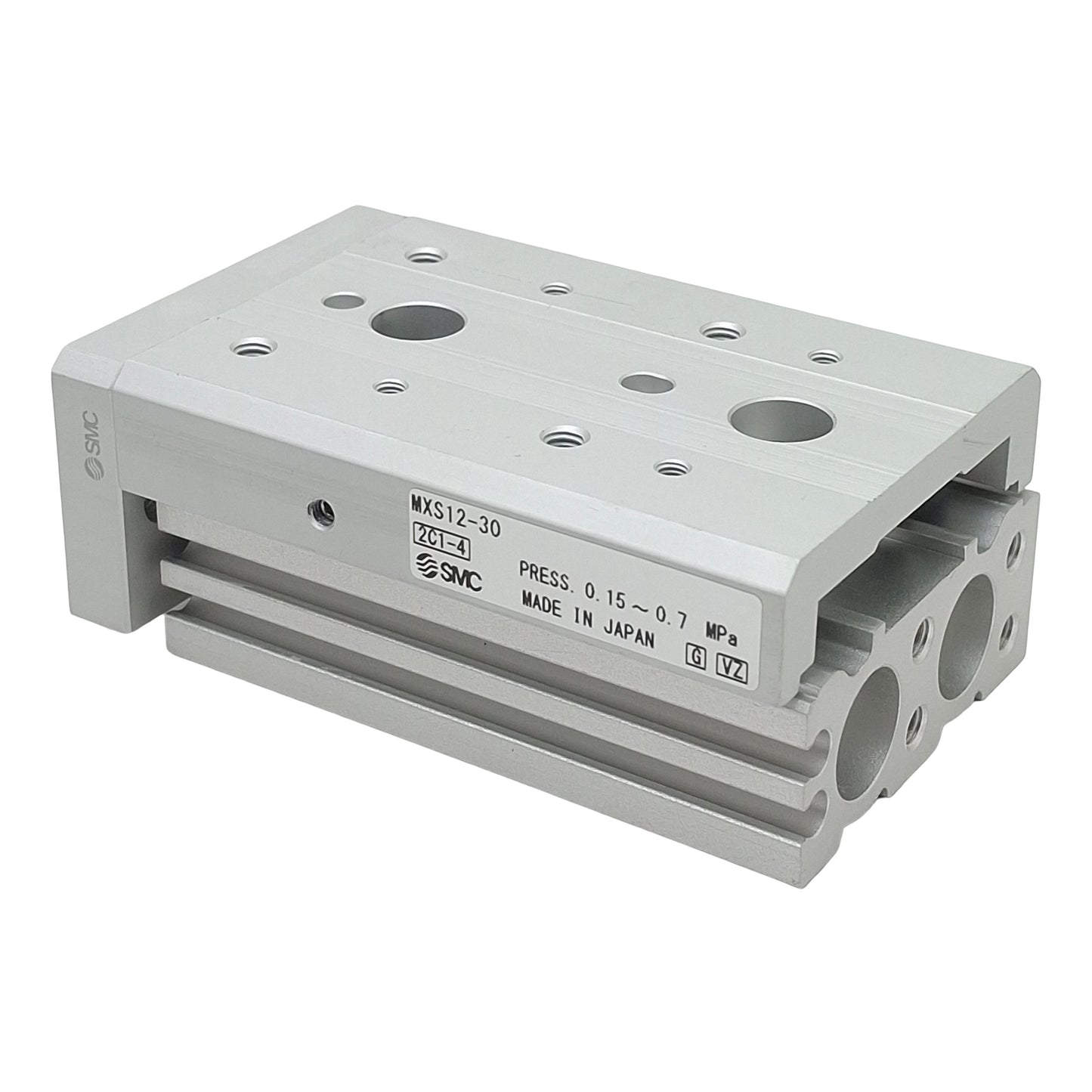 New SMC MXS12-30 Pneumatic Slide Table, ø12mm Bore, 30mm Stroke, 0.15-0.7MPa, M5
