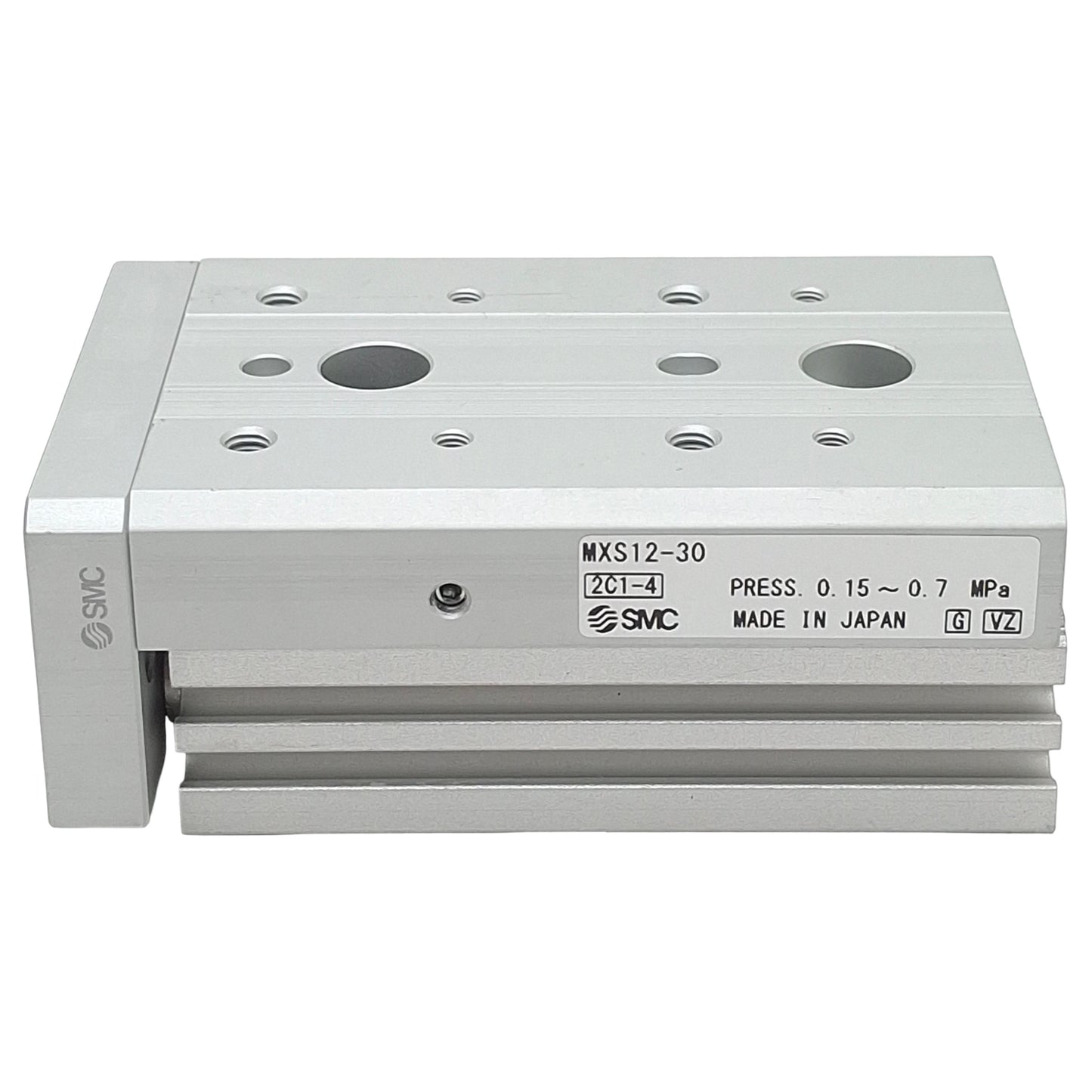 New SMC MXS12-30 Pneumatic Slide Table, ø12mm Bore, 30mm Stroke, 0.15-0.7MPa, M5