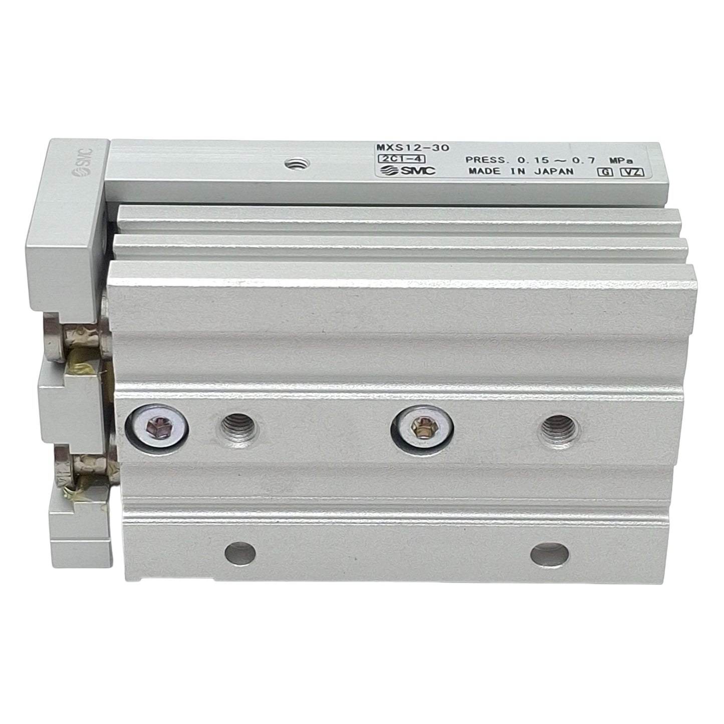 New SMC MXS12-30 Pneumatic Slide Table, ø12mm Bore, 30mm Stroke, 0.15-0.7MPa, M5