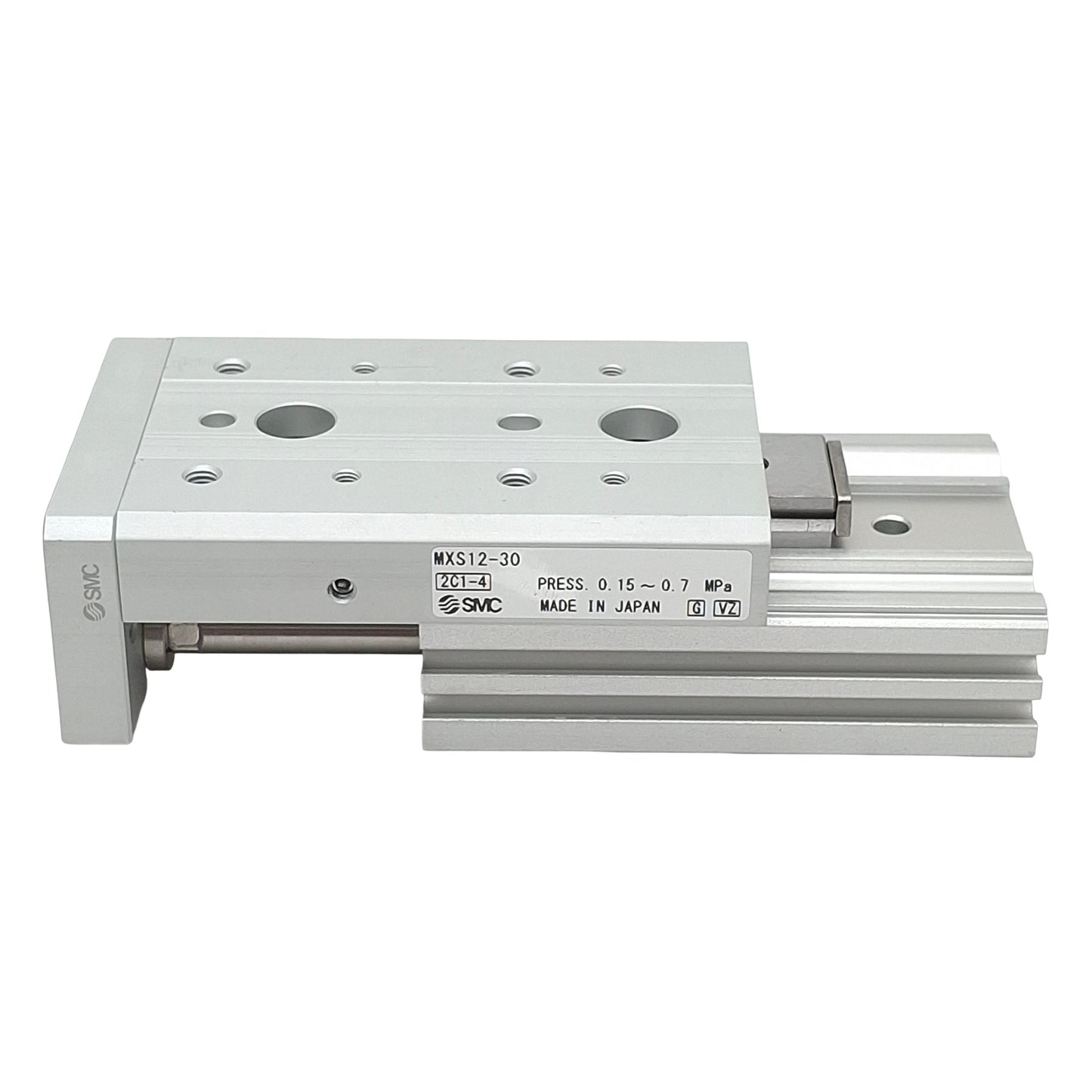 New SMC MXS12-30 Pneumatic Slide Table, ø12mm Bore, 30mm Stroke, 0.15-0.7MPa, M5