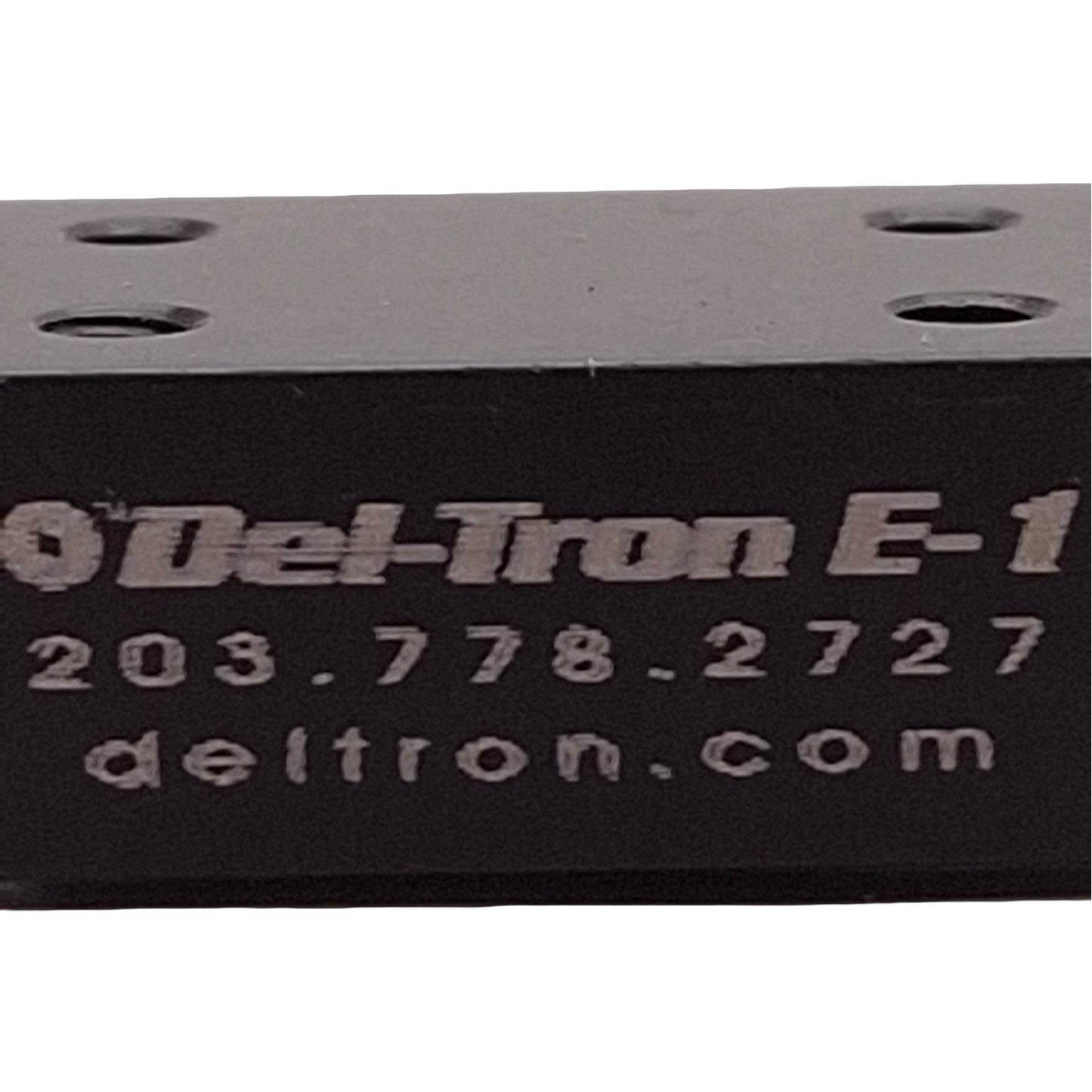 Used Deltron E-1 Ball Slide Assembly 0.5in Travel, 1.06in x 0.75in, 8lbs, 4-40 UNC-2B