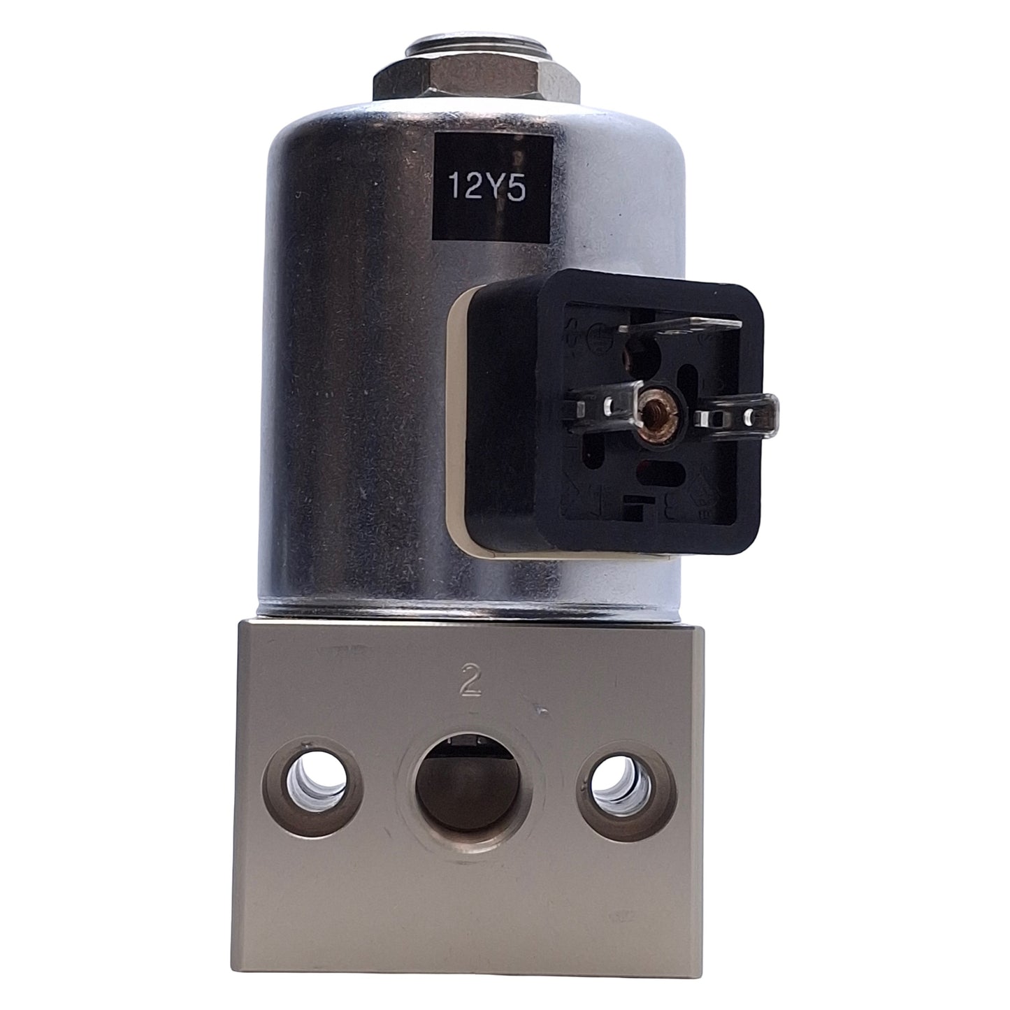 Used Eugen Seitz CH-8623 Solenoid Valve 3-Position 2-Way, G1/4" Port, 24VDC Coil