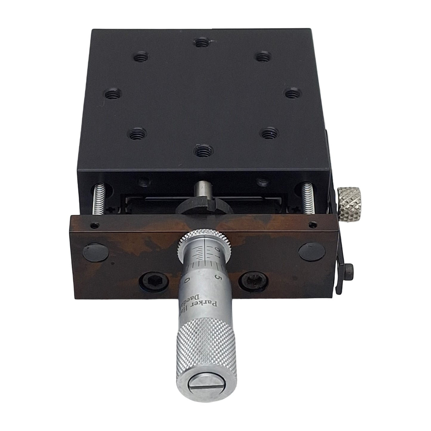 New – Open box Parker CR4502 Linear Crossed Roller Stage, 0.5in Travel, 2.62in Stage, 111lbs