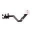 Used Humanscale M8 Single Monitor Arm Mount, Angled+Dynamic Link, Desk Mount, VESA100