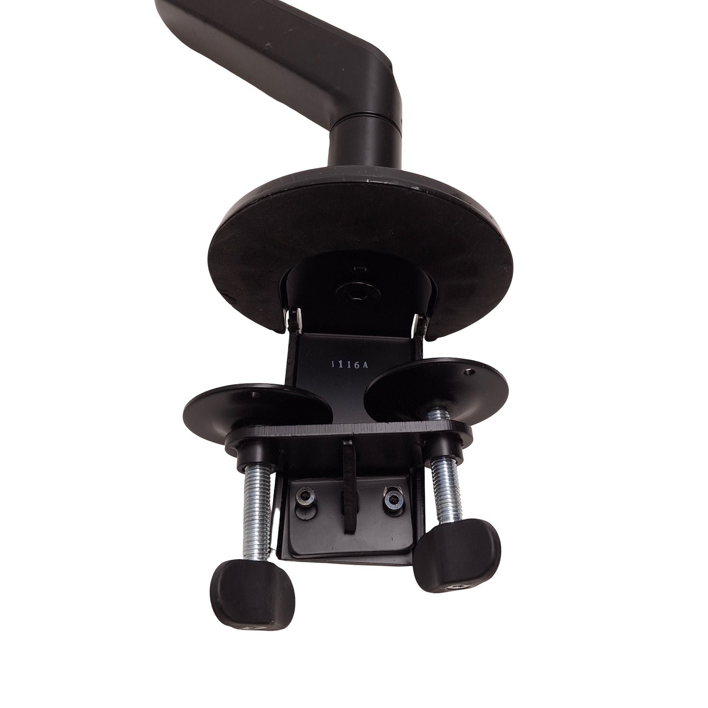 Used Humanscale M8 Single Monitor Arm Mount, Angled+Dynamic Link, Desk Mount, VESA100
